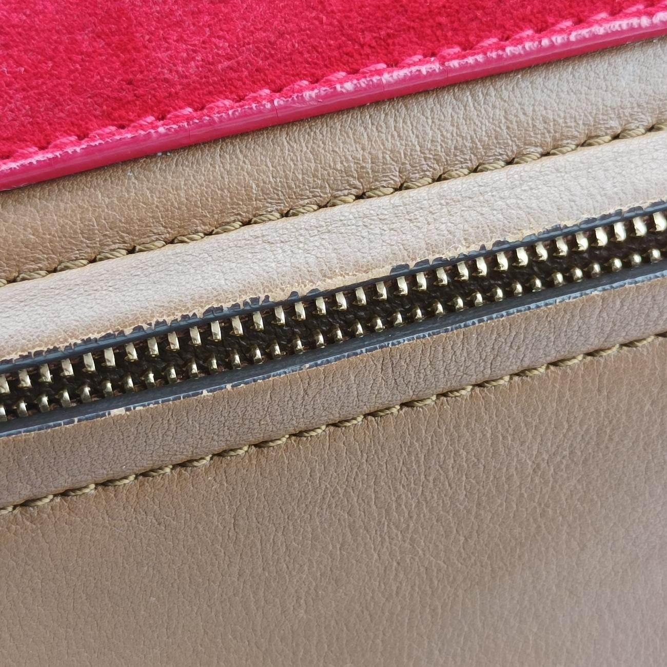 Trapeze MediumRed x Brown x WhiteLeather/suedeW-CU-0162トラペーズミディアムレッド×ブラウン×ホワイトレザー/スエードW-CU-0162