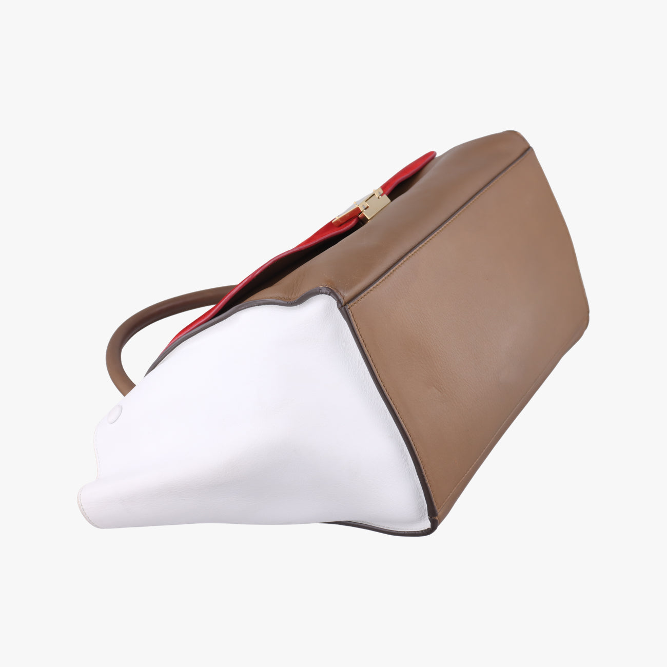 Trapeze MediumRed x Brown x WhiteLeather/suedeW-CU-0162トラペーズミディアムレッド×ブラウン×ホワイトレザー/スエードW-CU-0162