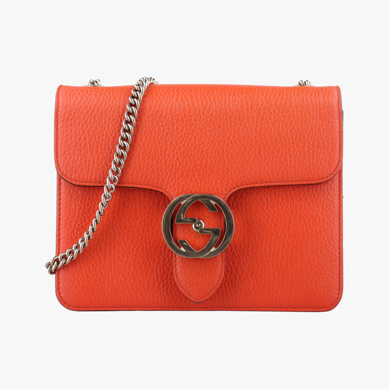 Interlocking GOrangeLeather510304B026856363インターロッキングGオレンジレザー510304B026856363