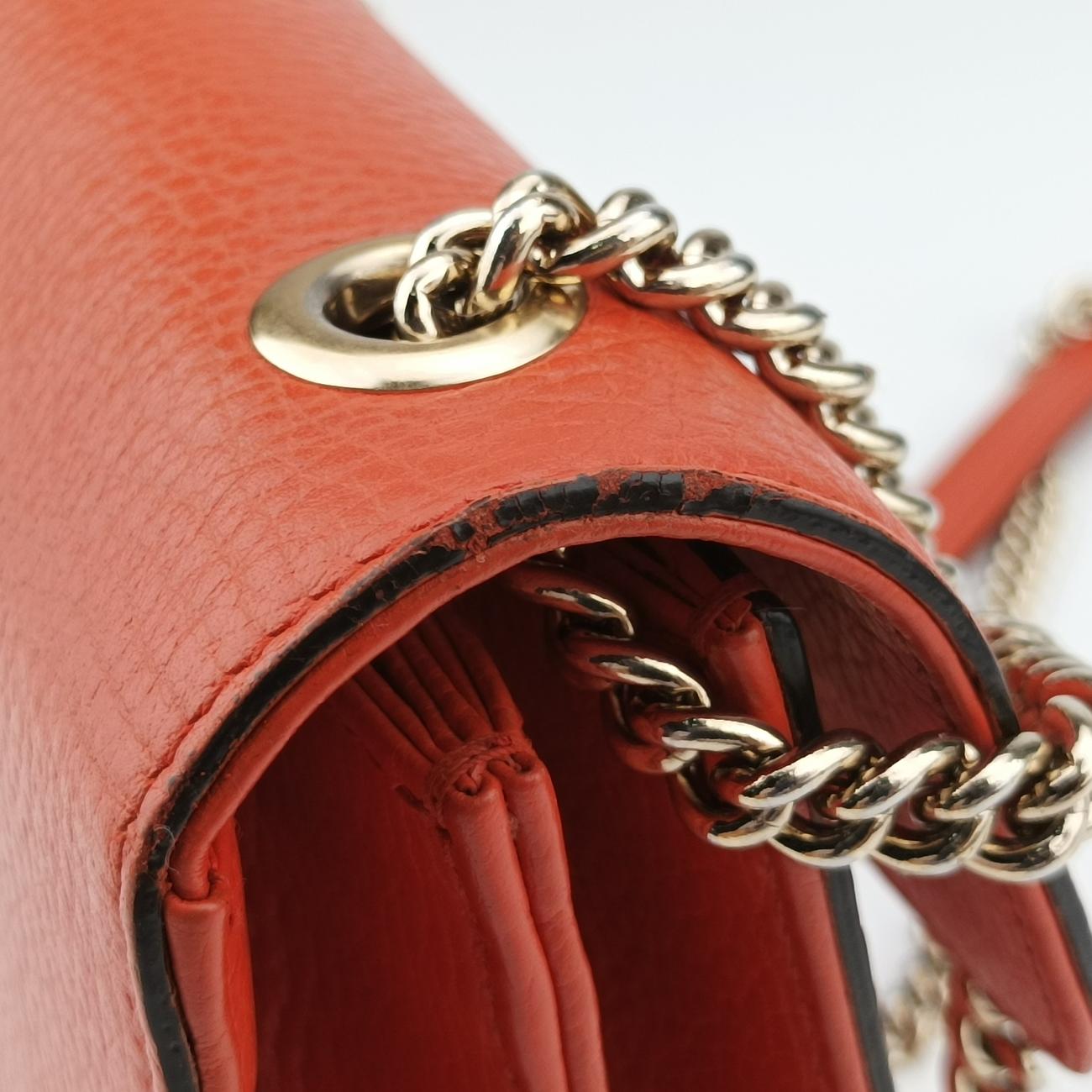Interlocking GOrangeLeather510304B026856363インターロッキングGオレンジレザー510304B026856363