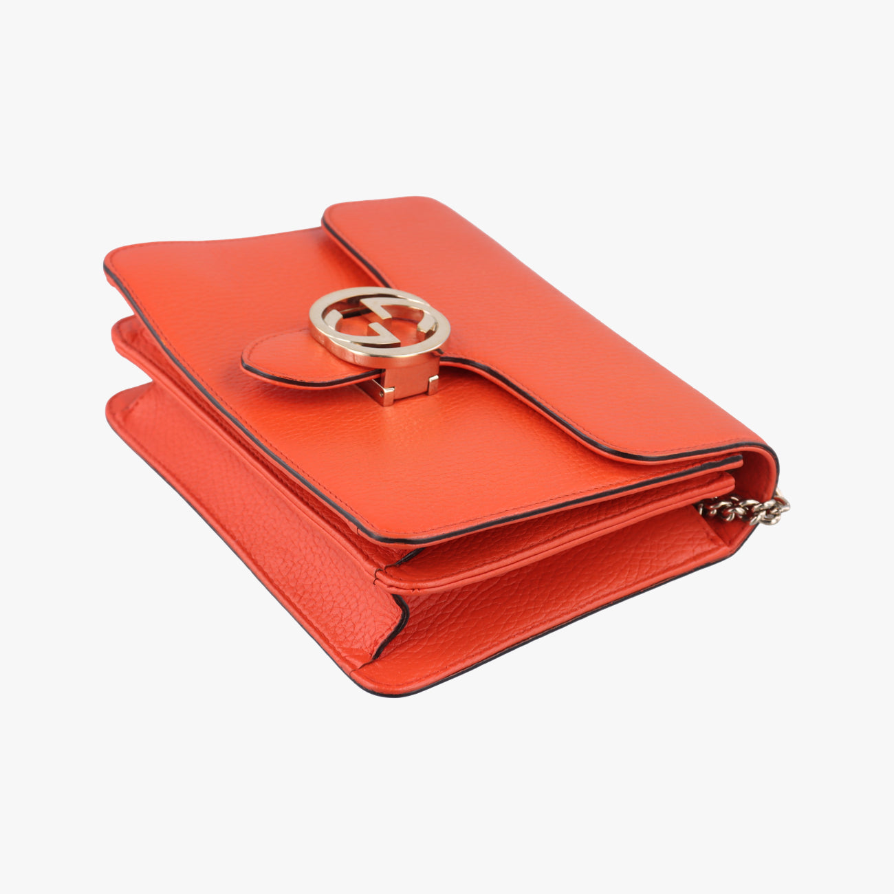 Interlocking GOrangeLeather510304B026856363インターロッキングGオレンジレザー510304B026856363