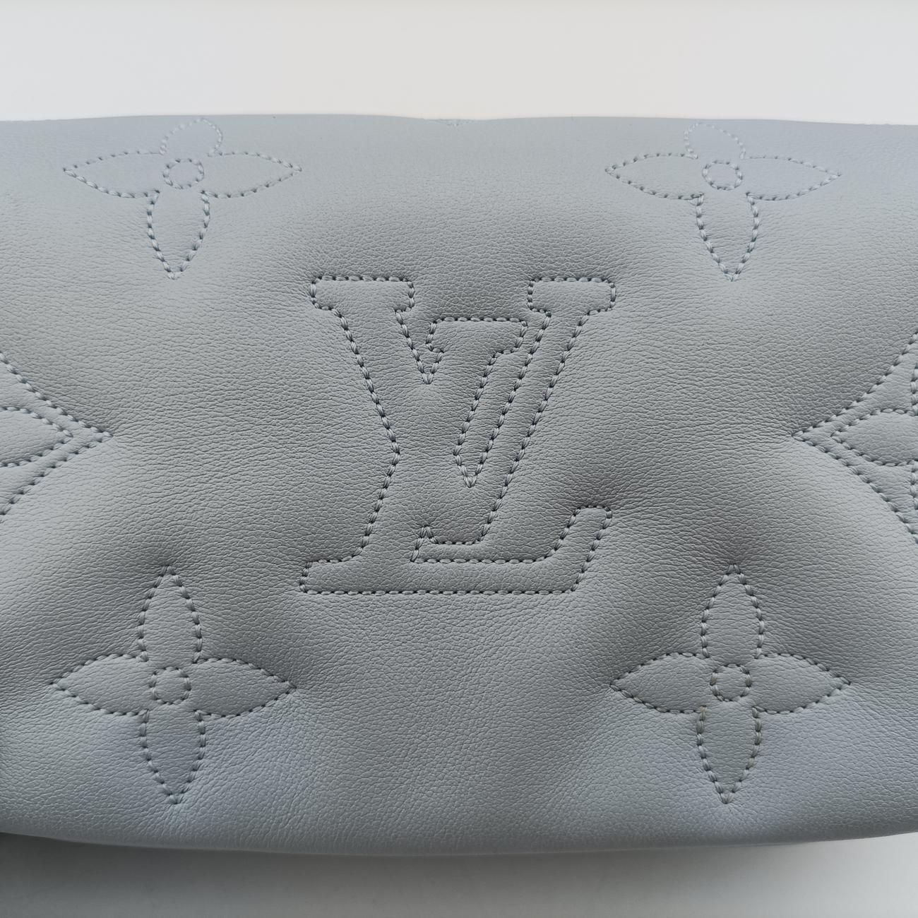 Bubble Glam Strap WalletBLEU GLACIERLeatherM81399ICチップバブルグラムストラップウォレットブルーグラシエールレザーM81399ICチップ