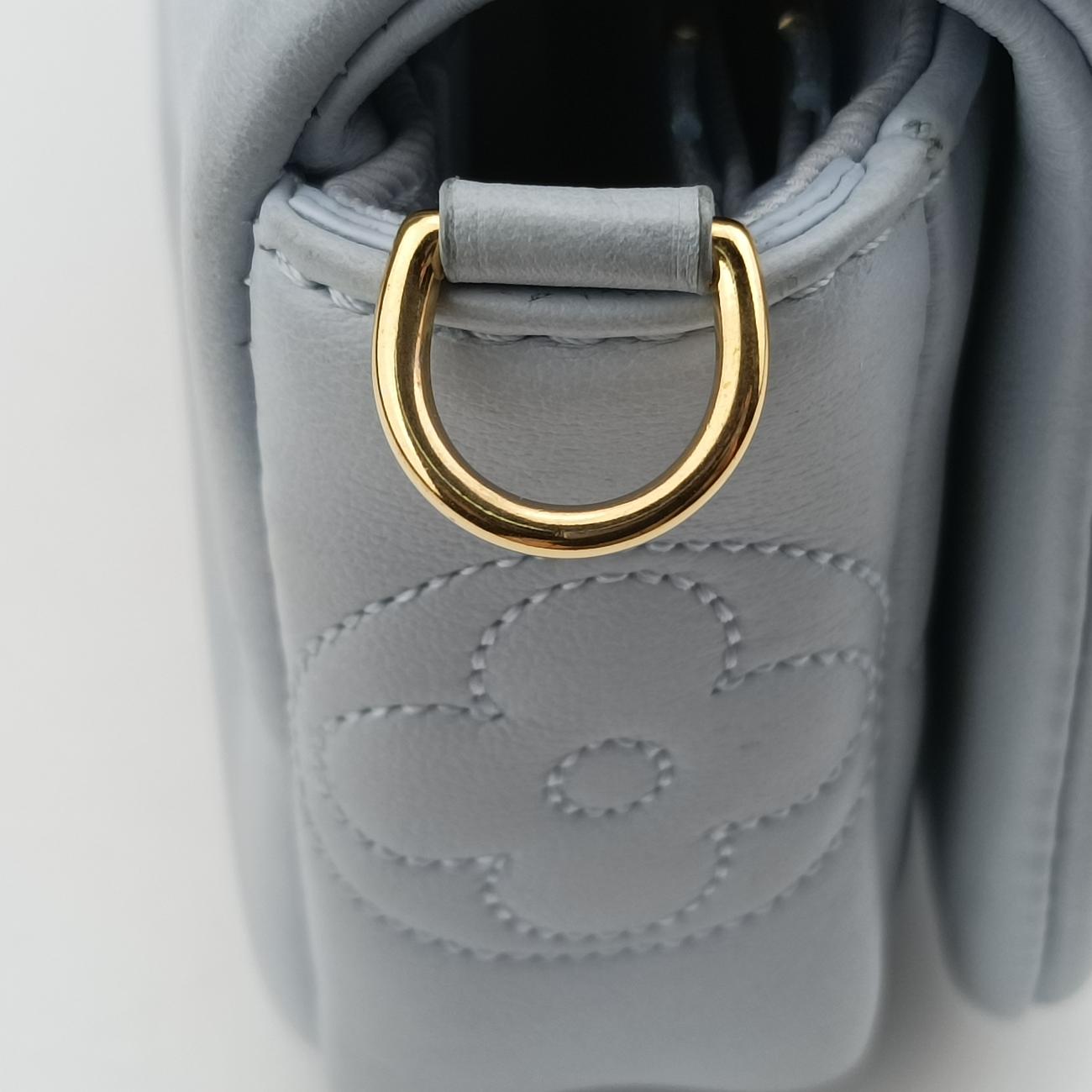 Bubble Glam Strap WalletBLEU GLACIERLeatherM81399ICチップバブルグラムストラップウォレットブルーグラシエールレザーM81399ICチップ