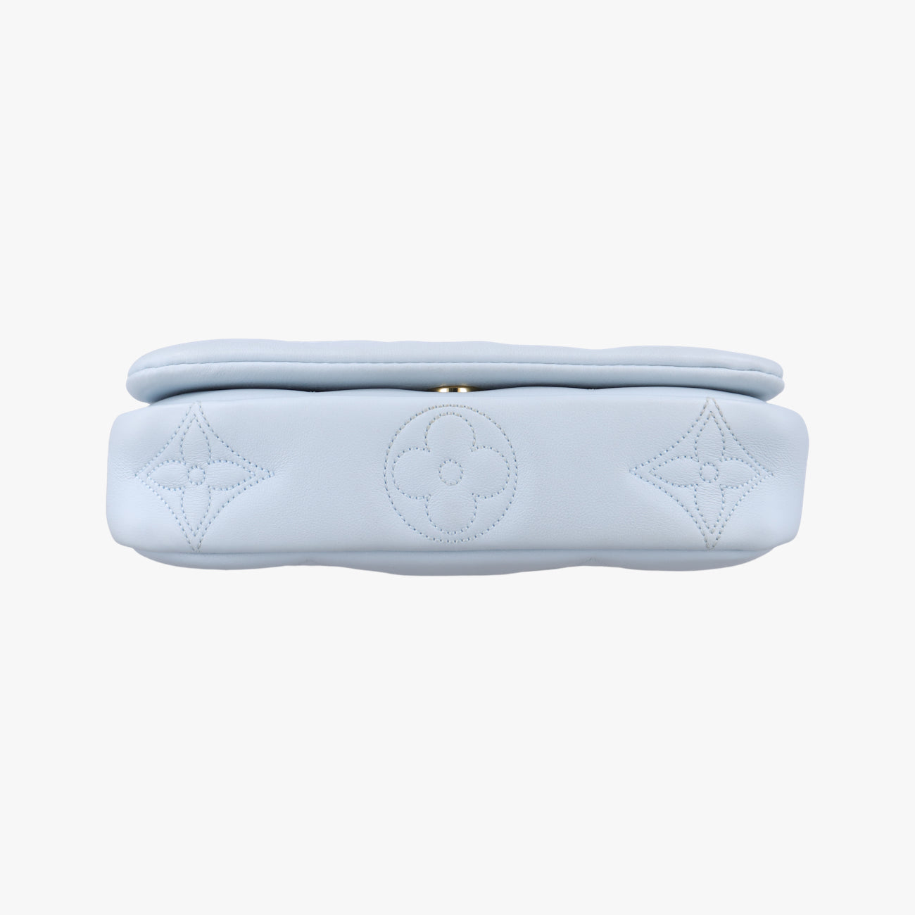 Bubble Glam Strap WalletBLEU GLACIERLeatherM81399ICチップバブルグラムストラップウォレットブルーグラシエールレザーM81399ICチップ