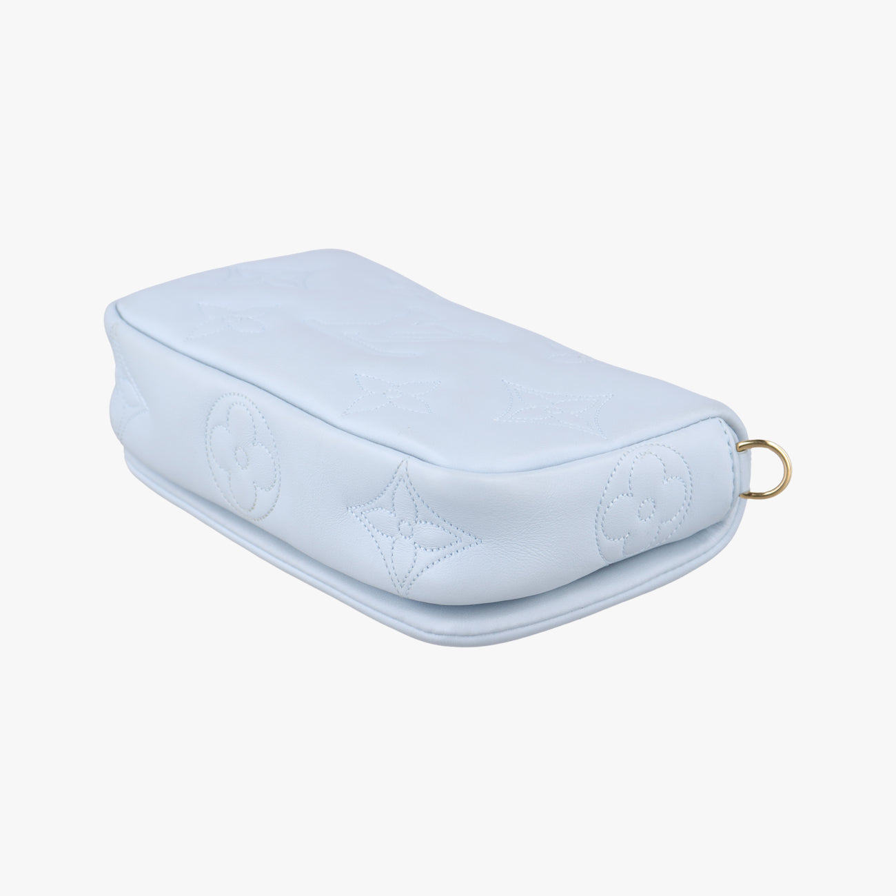 Bubble Glam Strap WalletBLEU GLACIERLeatherM81399ICチップバブルグラムストラップウォレットブルーグラシエールレザーM81399ICチップ