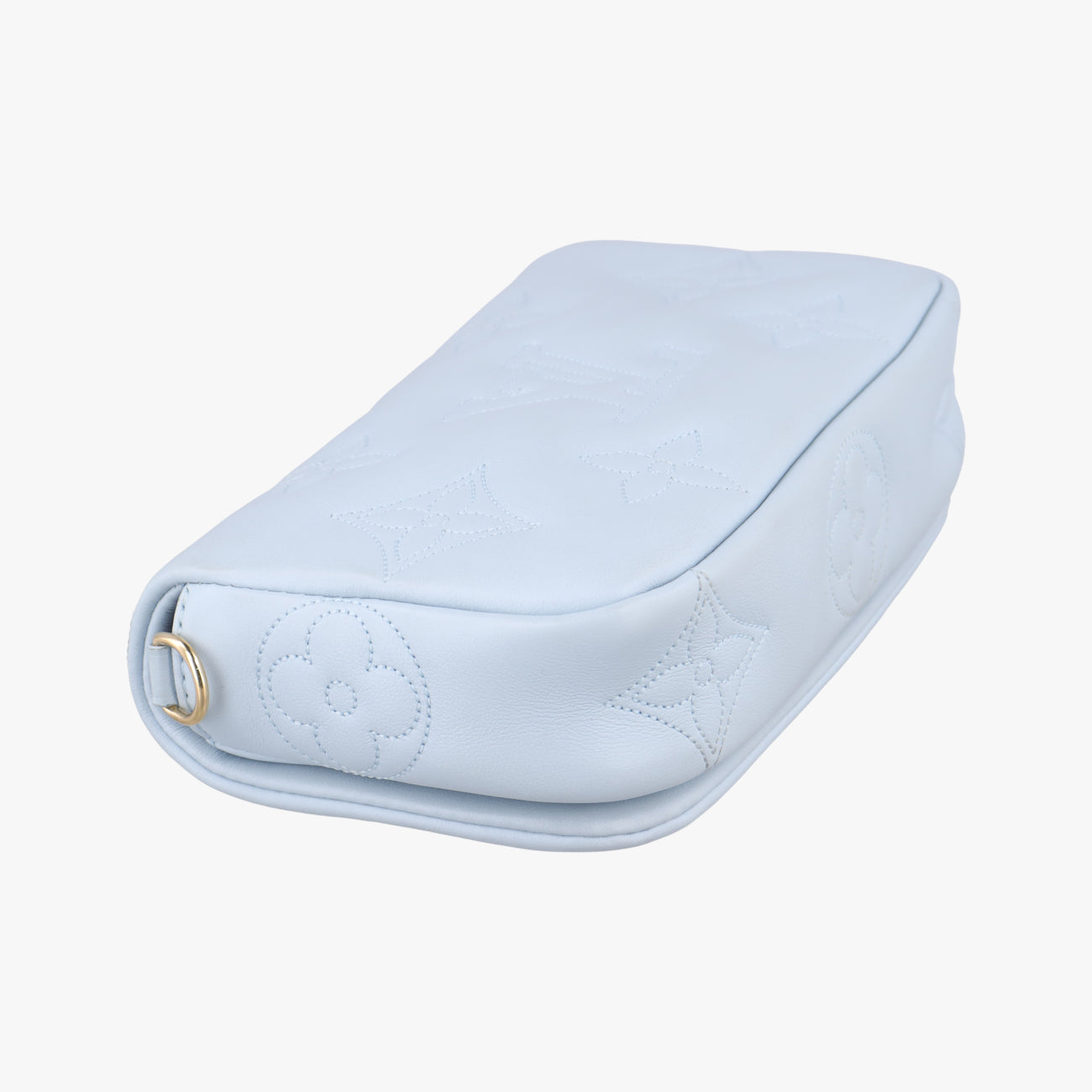 Bubble Glam Strap WalletBLEU GLACIERLeatherM81399ICチップバブルグラムストラップウォレットブルーグラシエールレザーM81399ICチップ