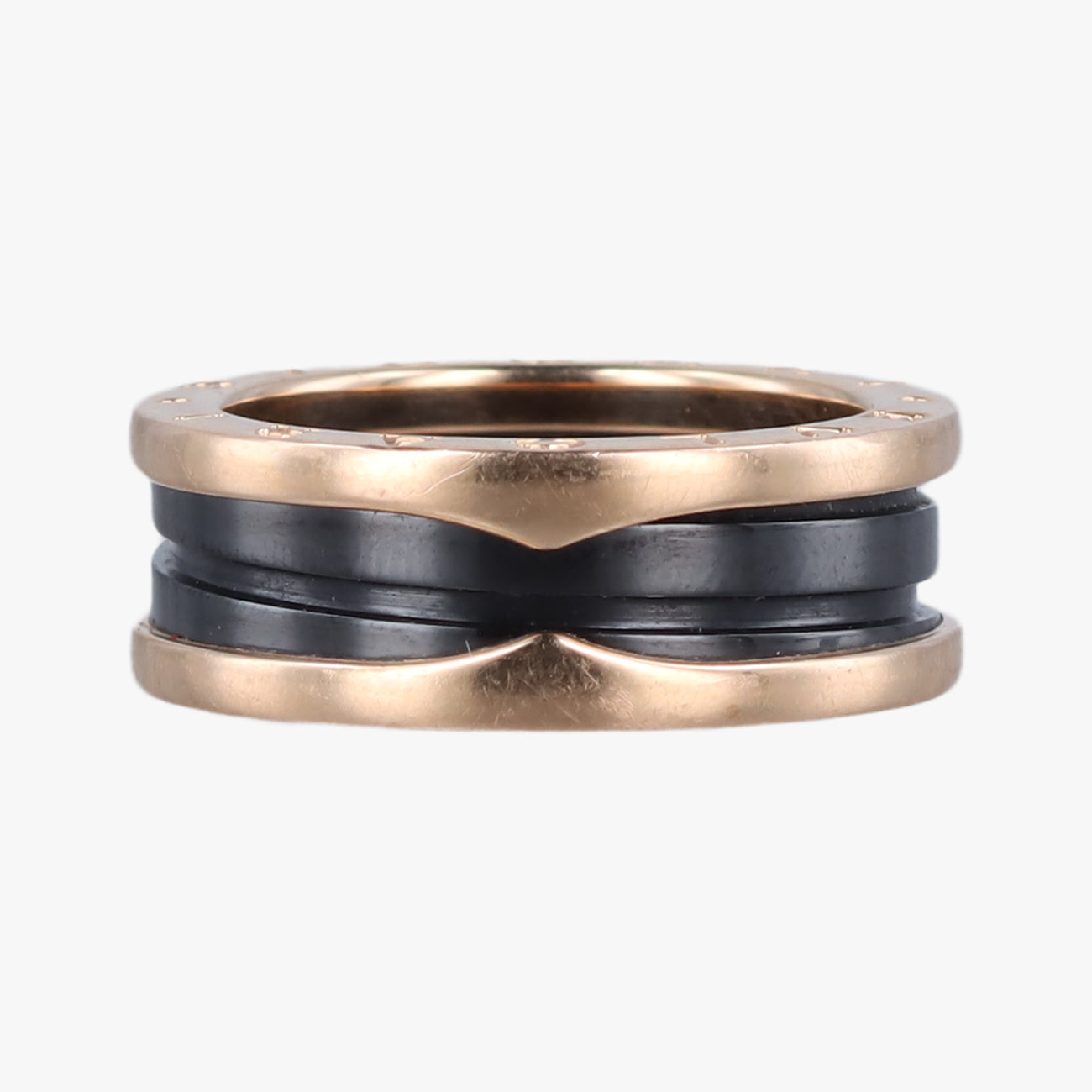 ブルガリ　ゼロワンリング　ブラック　BVLGARI 楽天市場】ブルガリ B-zero1 ビーゼロワン 2バンド 黒セラミック