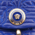 Embossed Leather Talia VanitasBlueLeatherエンボス レザー タリア ヴァニタスブルーレザー