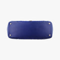 Embossed Leather Talia VanitasBlueLeatherエンボス レザー タリア ヴァニタスブルーレザー