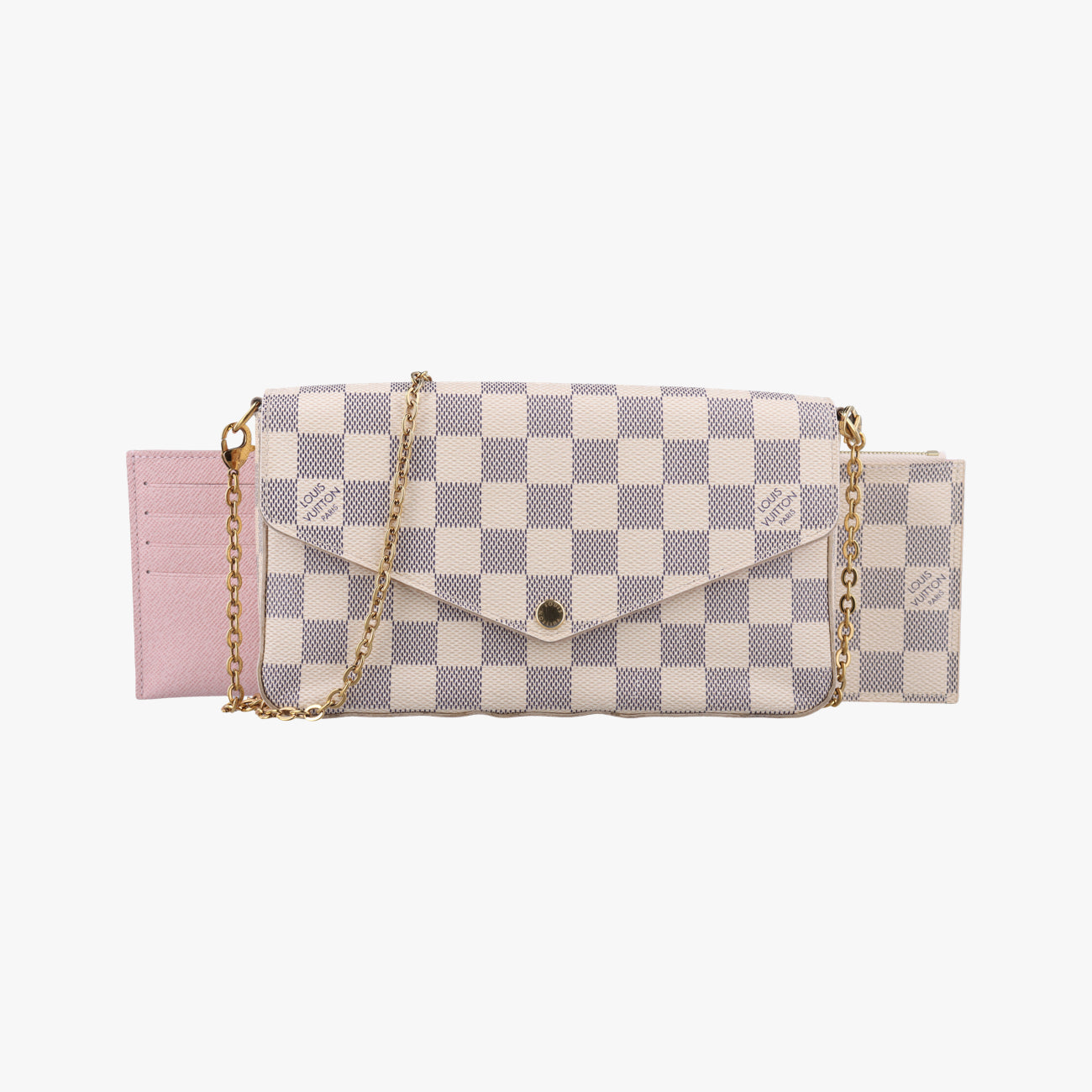 Pochette FeLICIEAzurDamier CanvasN63106SD1157ポシェットフェリシーアズールダミエキャンバスN63106SD1157