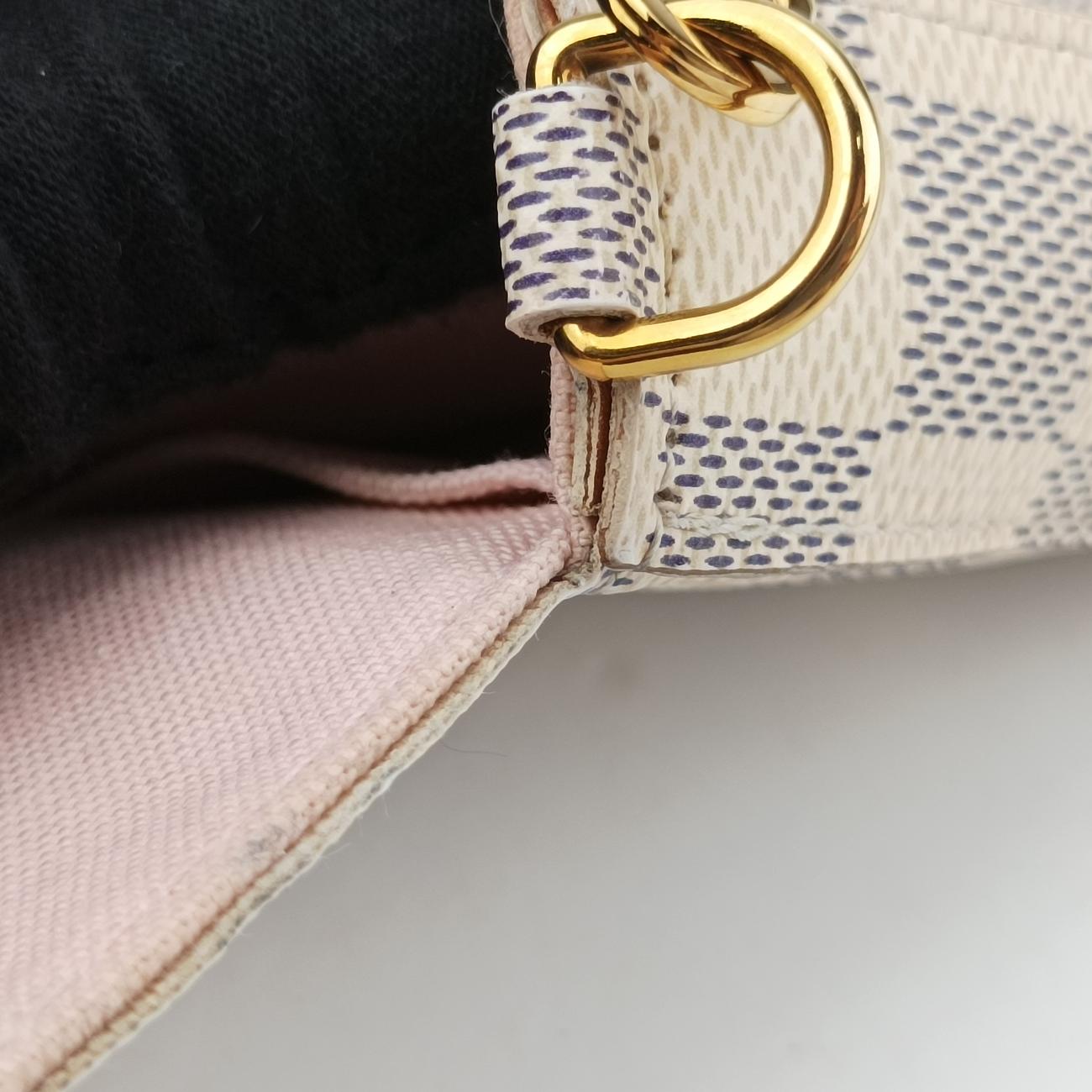 Pochette FeLICIEAzurDamier CanvasN63106SD1157ポシェットフェリシーアズールダミエキャンバスN63106SD1157