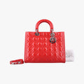 Lady DiorRedpatent15-BO-1100レディディオールレッドパテント15-BO-1100