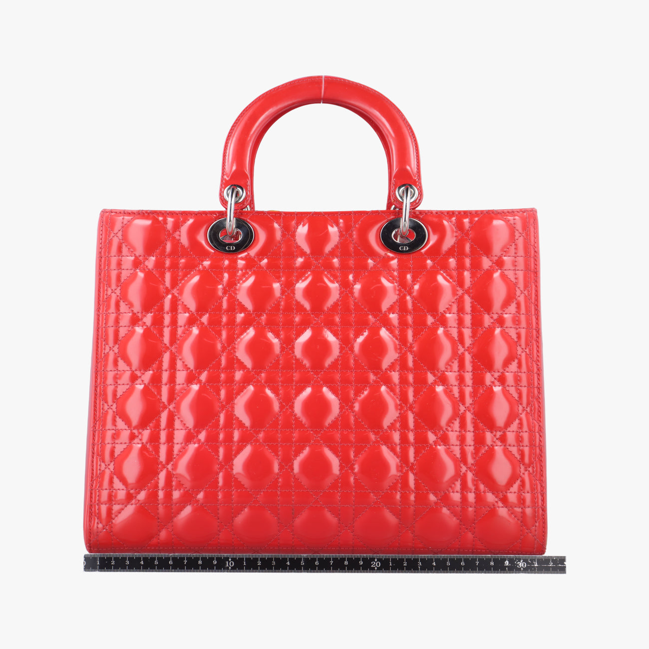 Lady DiorRedpatent15-BO-1100レディディオールレッドパテント15-BO-1100