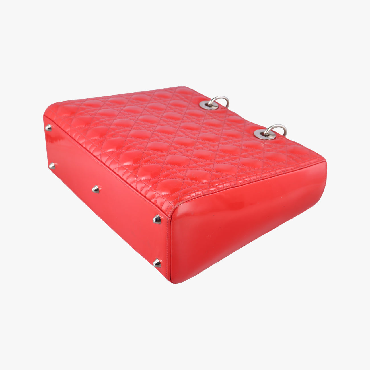 Lady DiorRedpatent15-BO-1100レディディオールレッドパテント15-BO-1100