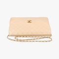 Matelasse Lambskin FlapBeigeLambskin326870マトラッセ シングルフラップベージュラムスキン326870