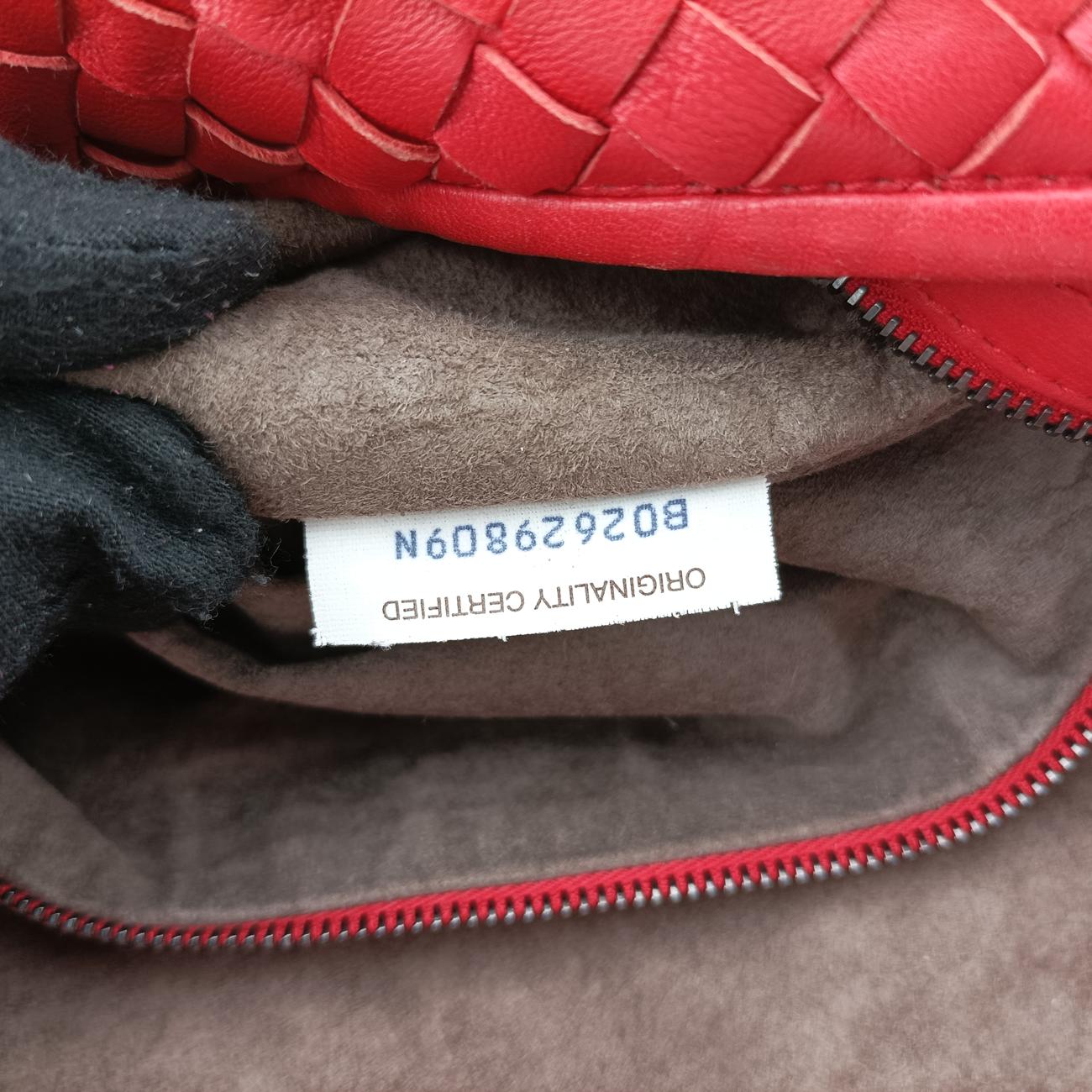 IntrecciatoRedlambskinB02629809NイントレチャートレッドラムスキンB02629809N