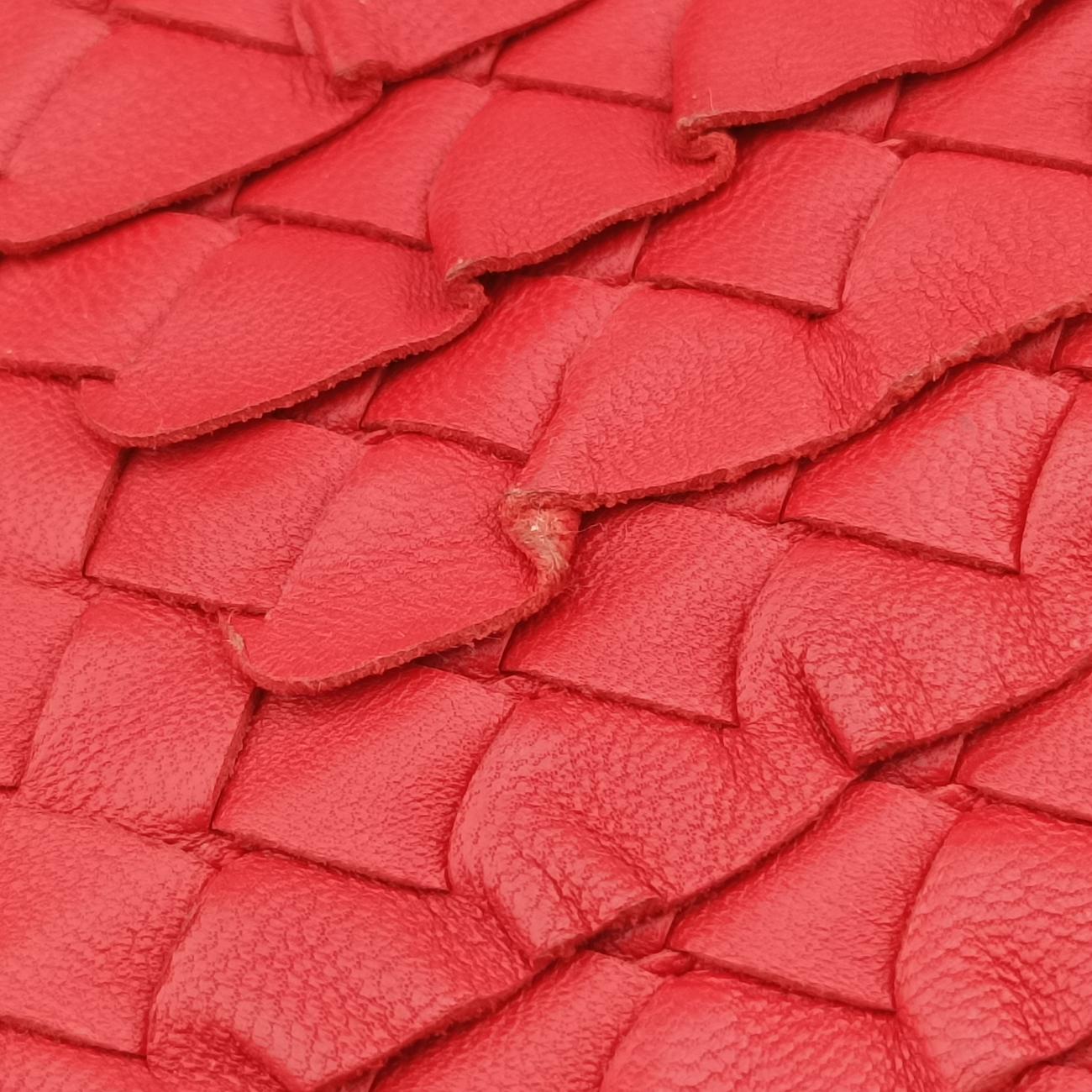 IntrecciatoRedlambskinB02629809NイントレチャートレッドラムスキンB02629809N