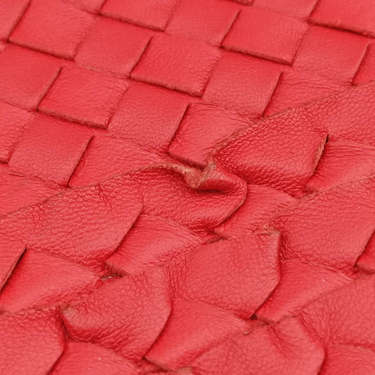 IntrecciatoRedlambskinB02629809NイントレチャートレッドラムスキンB02629809N