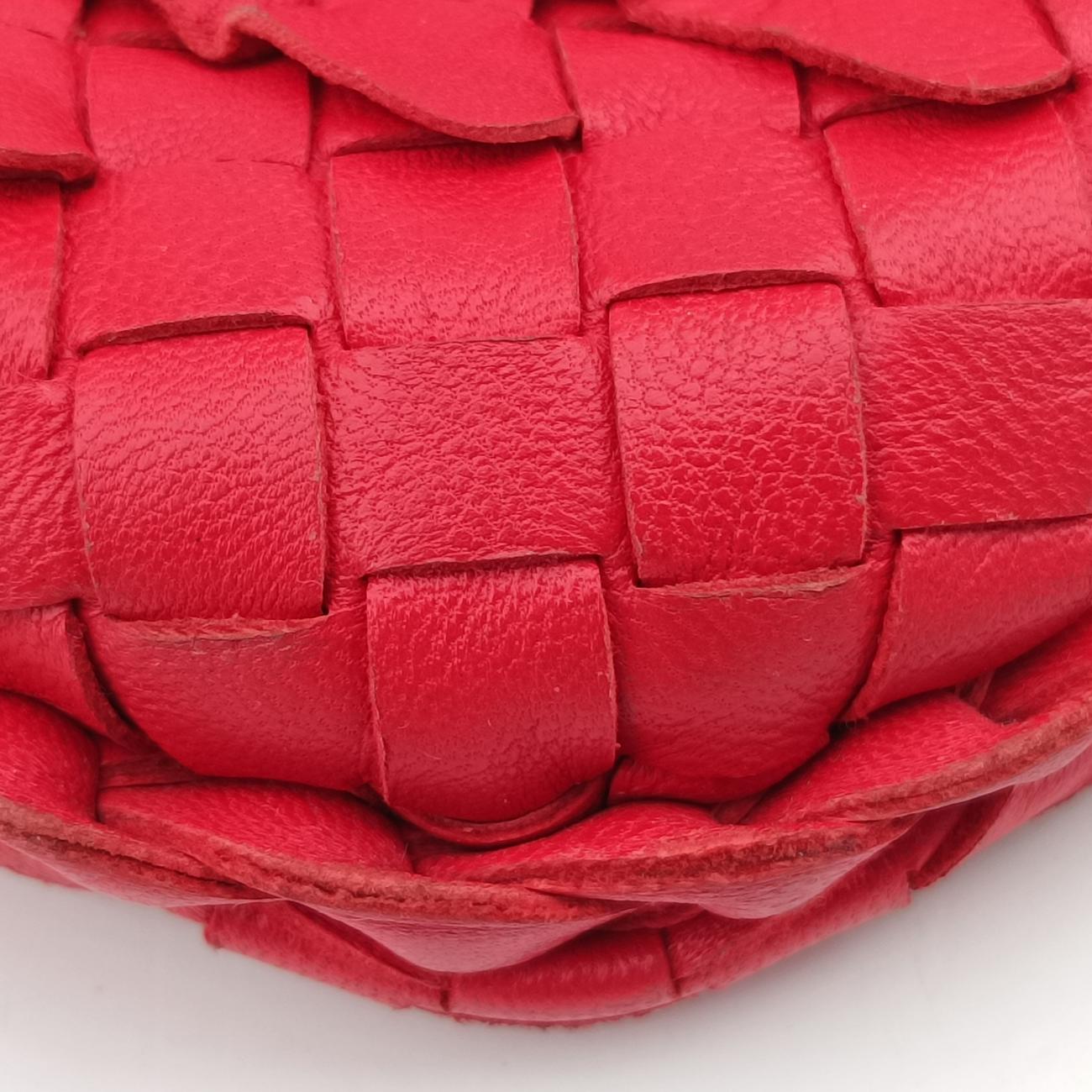 IntrecciatoRedlambskinB02629809NイントレチャートレッドラムスキンB02629809N