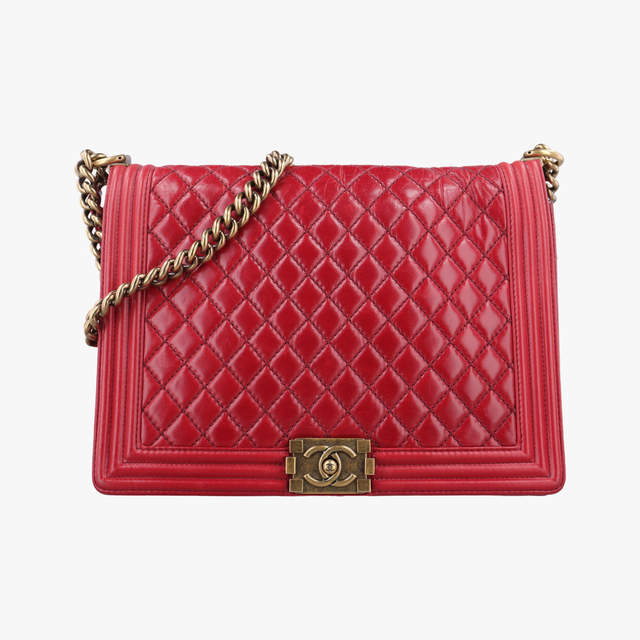 BOY CHANELRedOiled LeatherA6708717818720ボーイシャネルレッドオイルドレザーA6708717818720
