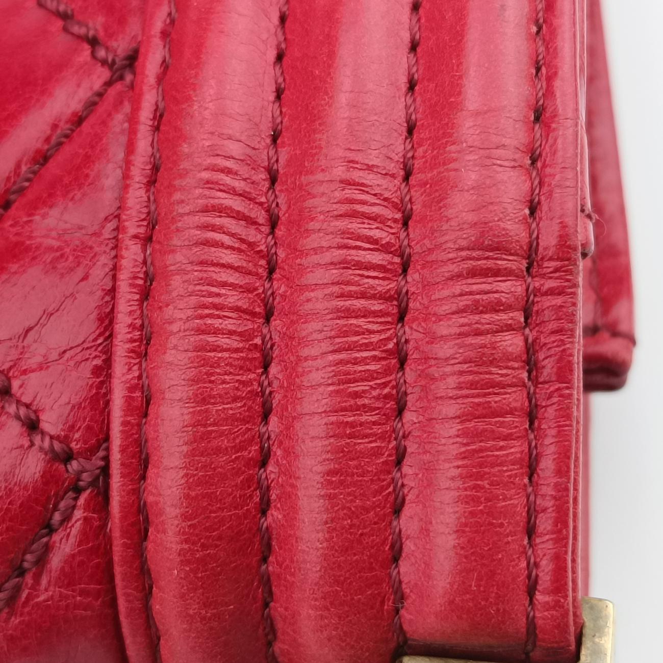 BOY CHANELRedOiled LeatherA6708717818720ボーイシャネルレッドオイルドレザーA6708717818720