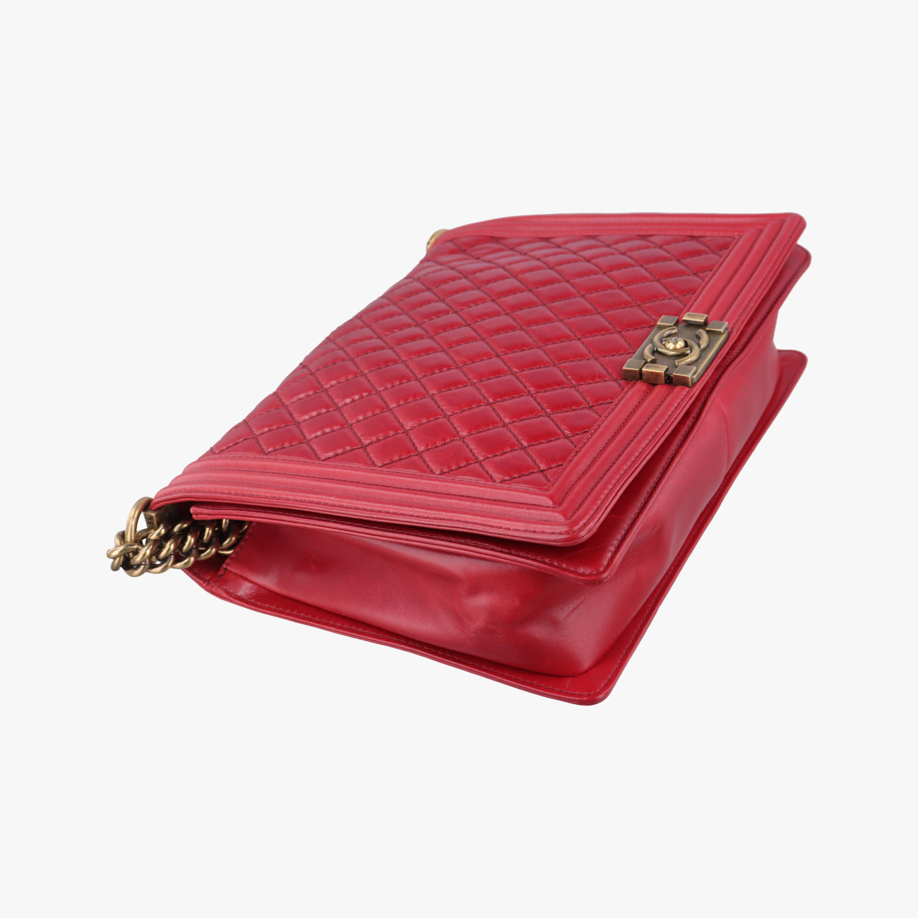 BOY CHANELRedOiled LeatherA6708717818720ボーイシャネルレッドオイルドレザーA6708717818720