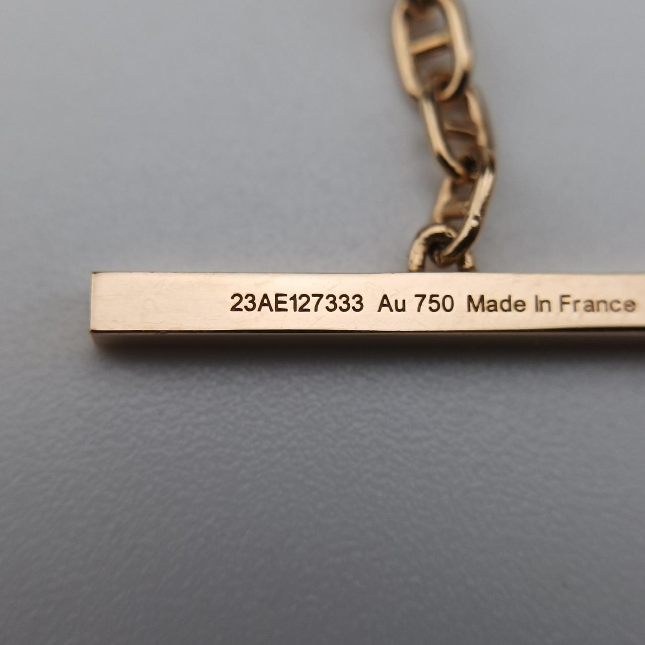 Chaine d'Ancre ContourGoldenAU75023AE127333シェーヌ ダンクル コントゥールゴールドAU75023AE127333