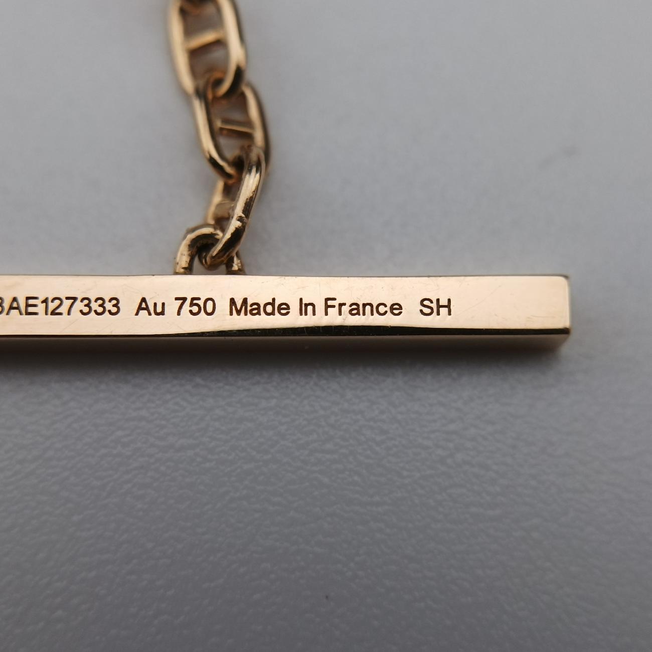 Chaine d'Ancre ContourGoldenAU75023AE127333シェーヌ ダンクル コントゥールゴールドAU75023AE127333