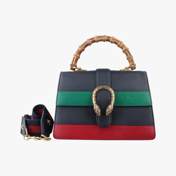 DionysusNavy x green x redLeather448075C021403387ディオニュソスネイビー×グリーン×レッドレザー448075C021403387