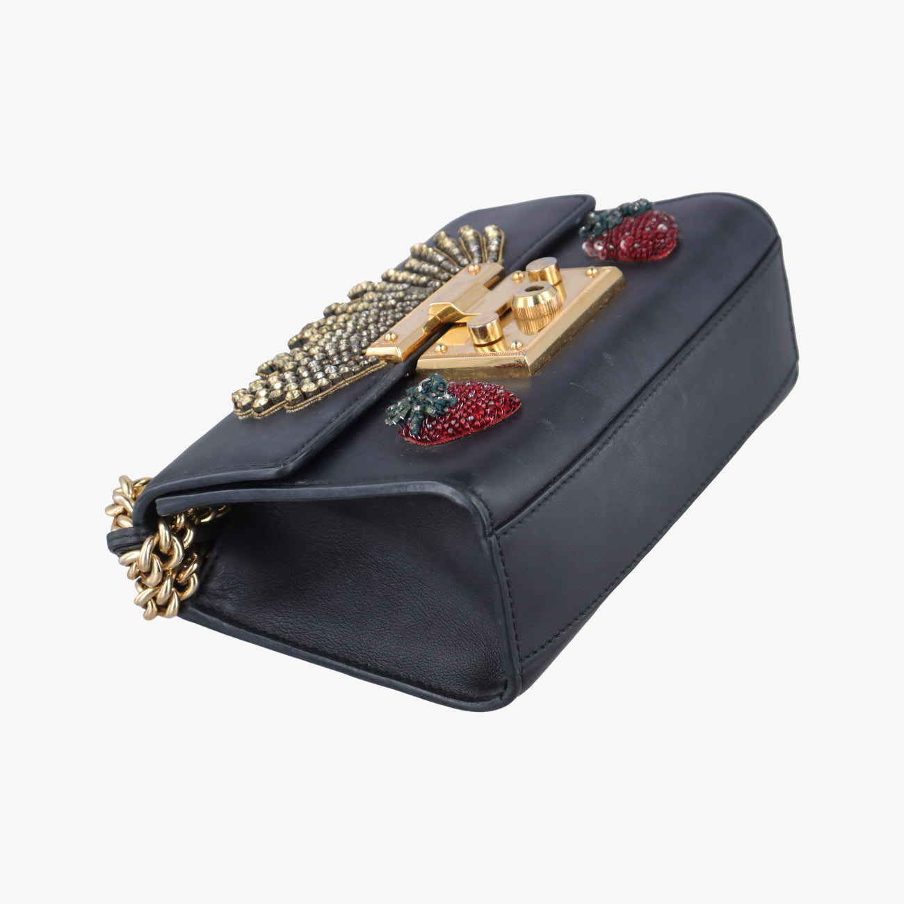 PadlockBlack x Red×GoldenLeather432182I021312673パドロックブラック×レッド×ゴールドレザー432182I021312673