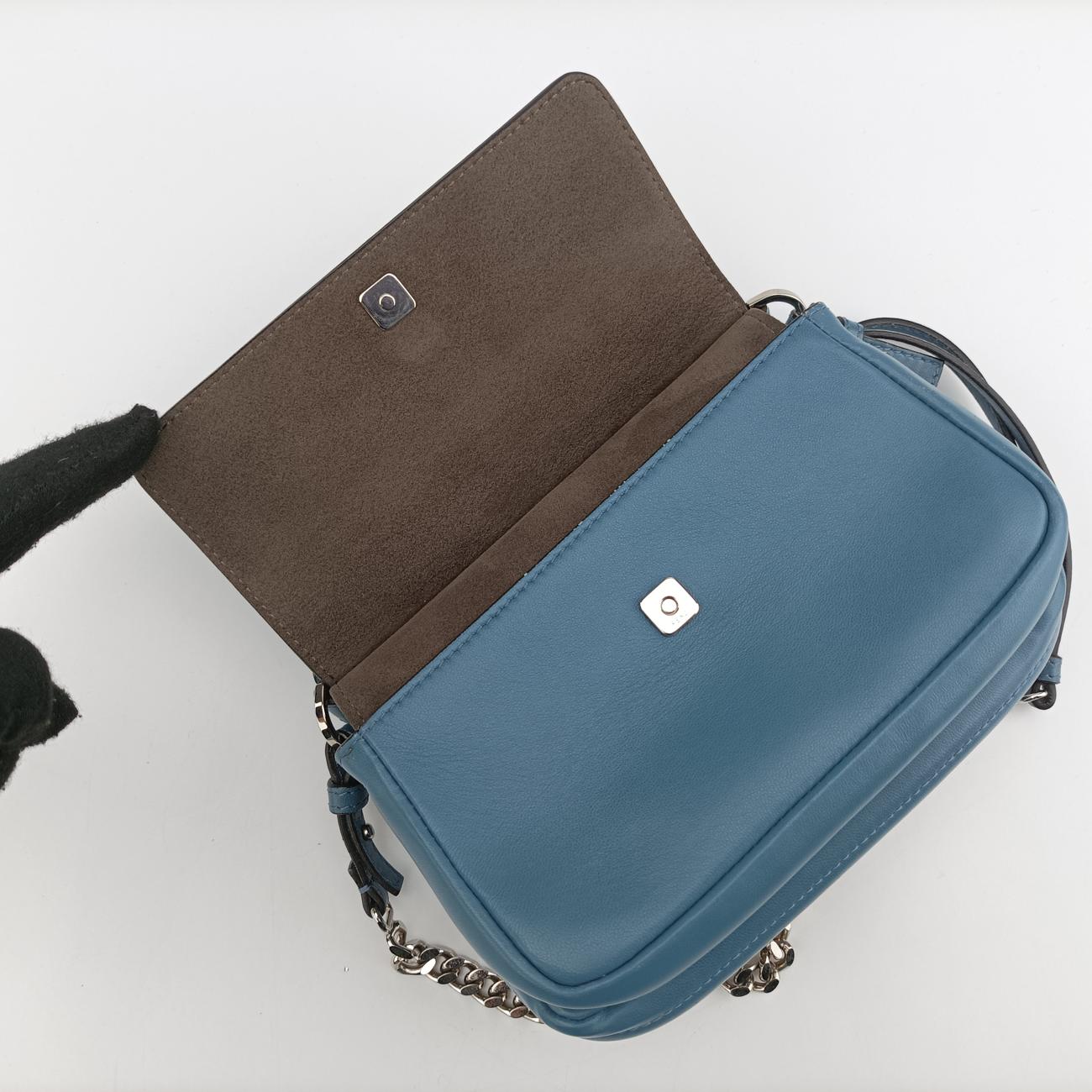 Micro Monster Double BaguetteBlueLeather8M03718M0371-I8F-169-3355マイクロモンスター ダブルバゲットブルーレザー8M03718M0371-I8F-169-3355