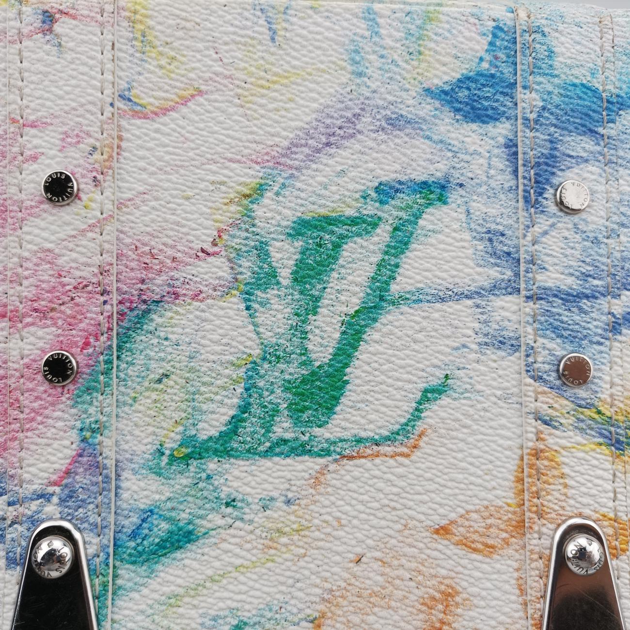 Trunk MessengerWhite x MulticolorPVC coated canvasM45661AR5200  ICチップトランクメッセンジャーホワイト×マルチカラーPVCコーティングキャンバスM45661AR5200  ICチップ