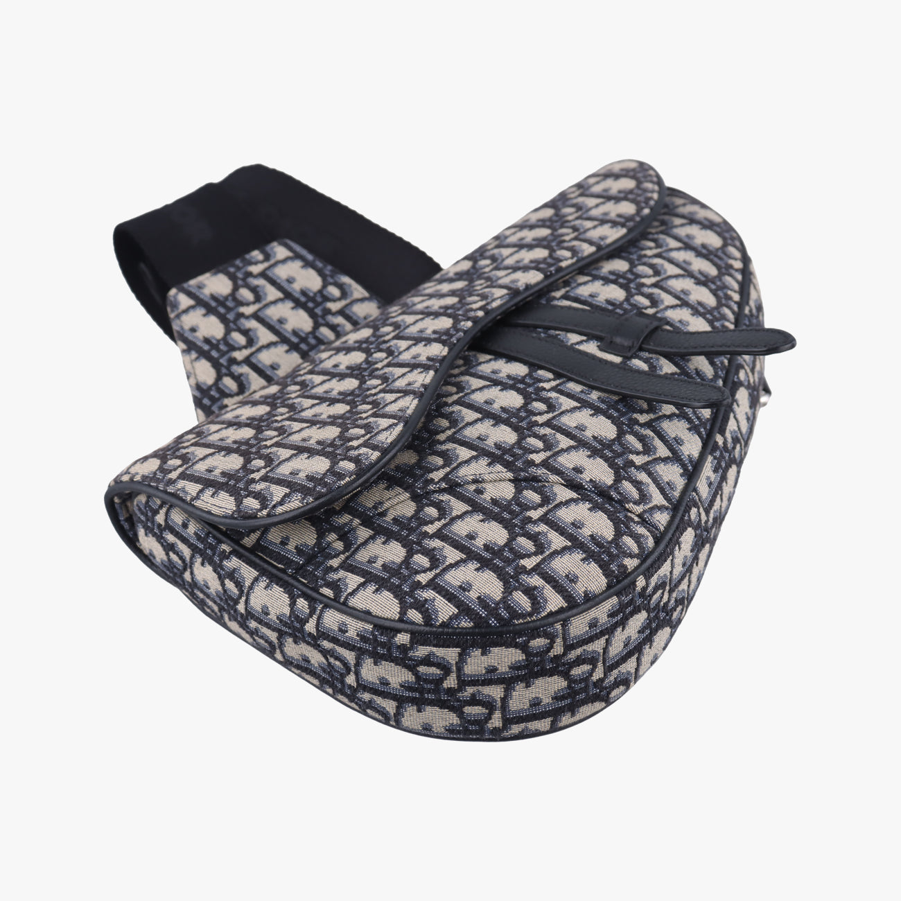SaddlebagsGray x NavyJacquard x Leather11-BO-0251サドルバッググレー×ネイビージャガード×レザー11-BO-0251