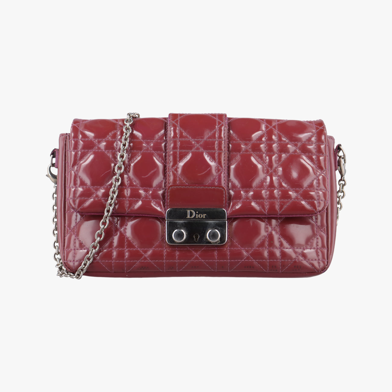 Miss Dior Cannage New RockRedPatent02-LUA-1121ミス ディオール カナージュ ニューロックレッドパテント02-LUA-1121