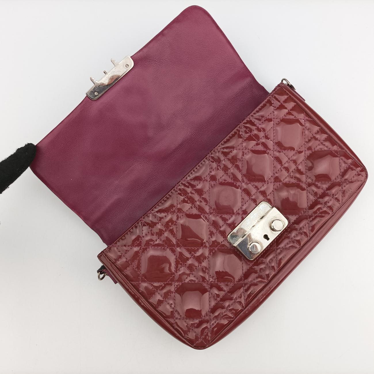 Miss Dior Cannage New RockRedPatent02-LUA-1121ミス ディオール カナージュ ニューロックレッドパテント02-LUA-1121