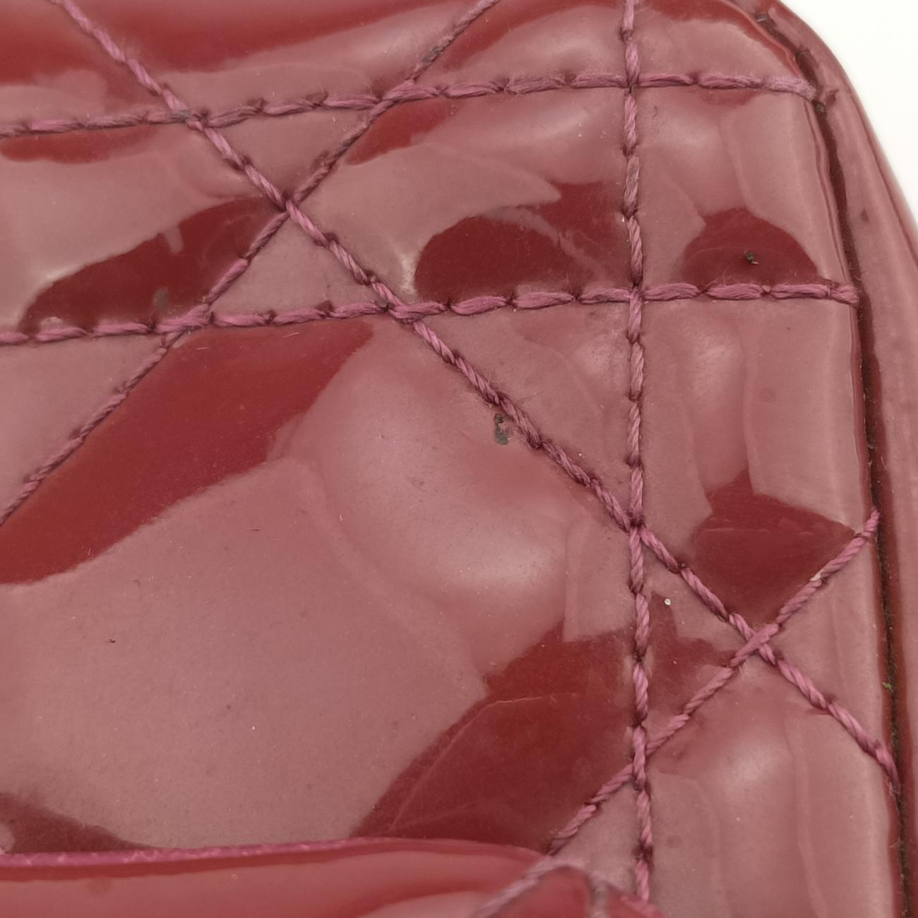 Miss Dior Cannage New RockRedPatent02-LUA-1121ミス ディオール カナージュ ニューロックレッドパテント02-LUA-1121