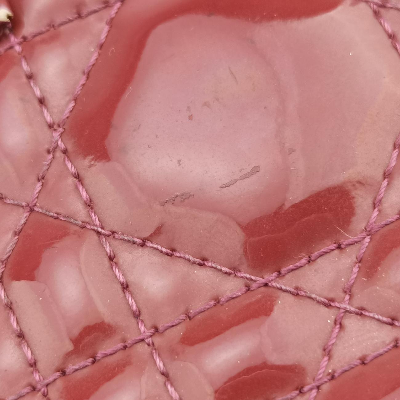 Miss Dior Cannage New RockRedPatent02-LUA-1121ミス ディオール カナージュ ニューロックレッドパテント02-LUA-1121