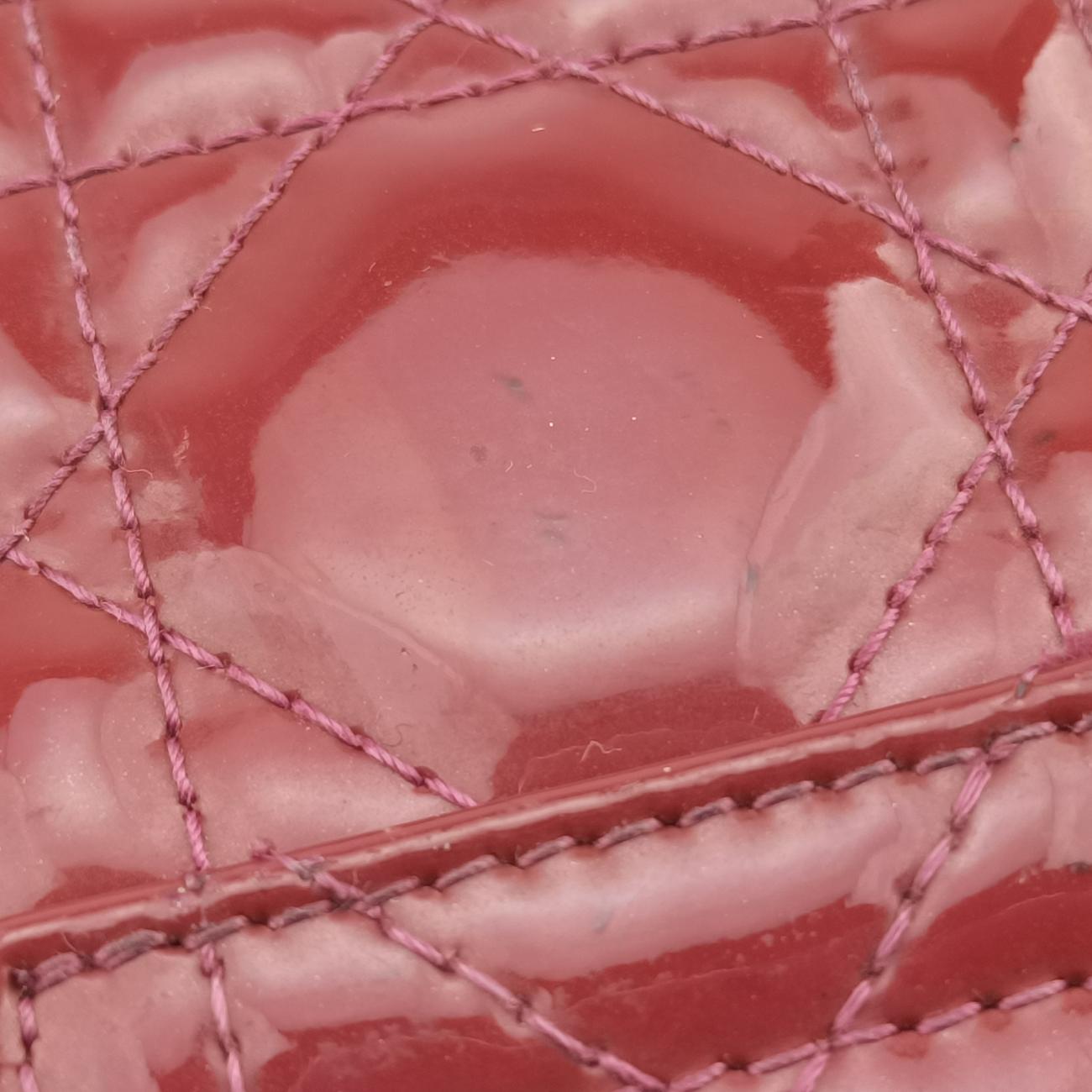 Miss Dior Cannage New RockRedPatent02-LUA-1121ミス ディオール カナージュ ニューロックレッドパテント02-LUA-1121