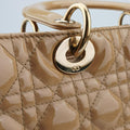 Lady DiorBeigePatent16-BO-0141 Bレディディオールベージュパテント16-BO-0141 B