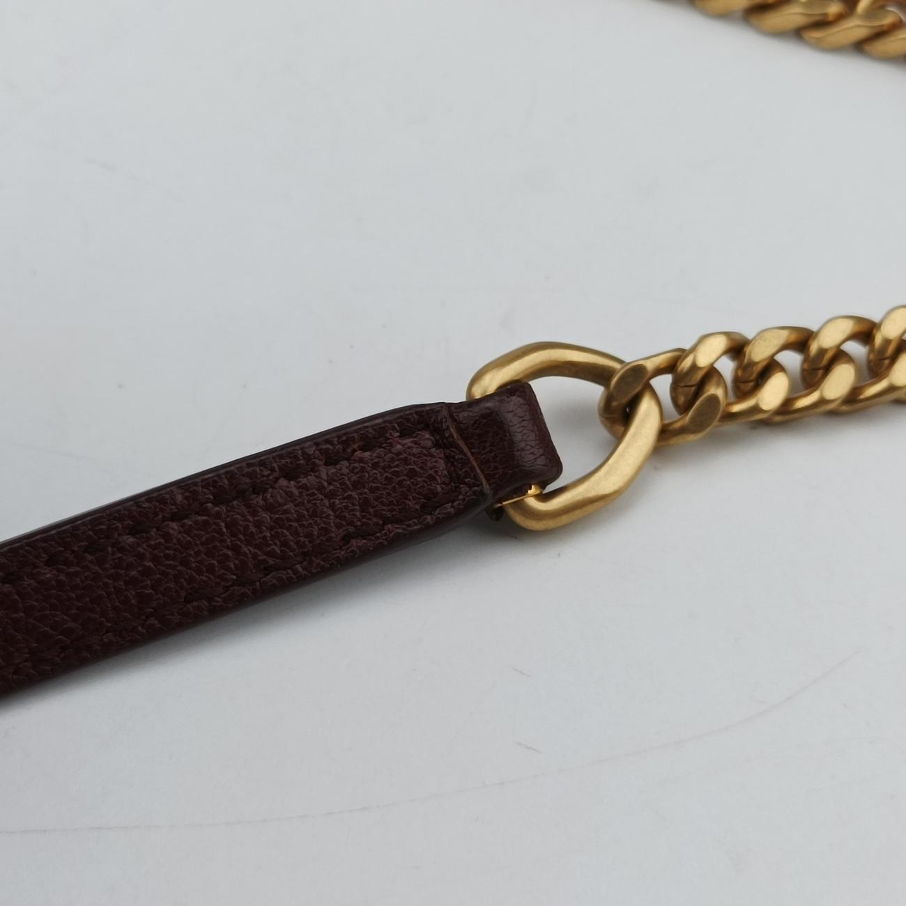 Monogram QuiltedBurgundyLeather608941GUE608941.1119モノグラムキルティングワインレッドレザー608941GUE608941.1119