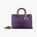 DiorissimoPurple×Brown×SilverLeather x Snakeskin09-MA-0155ディオリッシモパープル×ブラウン×シルバーレザー×ヘビ革09-MA-0155