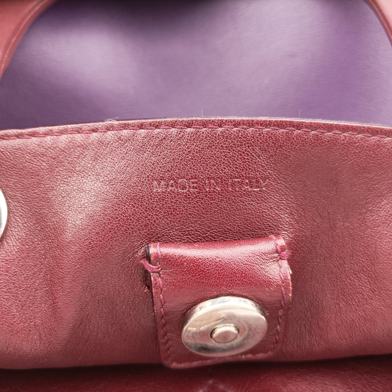 DiorissimoPurple×Brown×SilverLeather x Snakeskin09-MA-0155ディオリッシモパープル×ブラウン×シルバーレザー×ヘビ革09-MA-0155