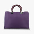 DiorissimoPurple×Brown×SilverLeather x Snakeskin09-MA-0155ディオリッシモパープル×ブラウン×シルバーレザー×ヘビ革09-MA-0155