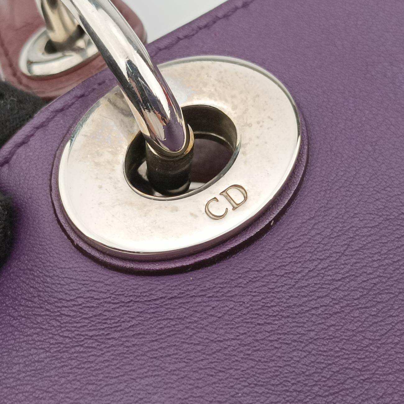 DiorissimoPurple×Brown×SilverLeather x Snakeskin09-MA-0155ディオリッシモパープル×ブラウン×シルバーレザー×ヘビ革09-MA-0155