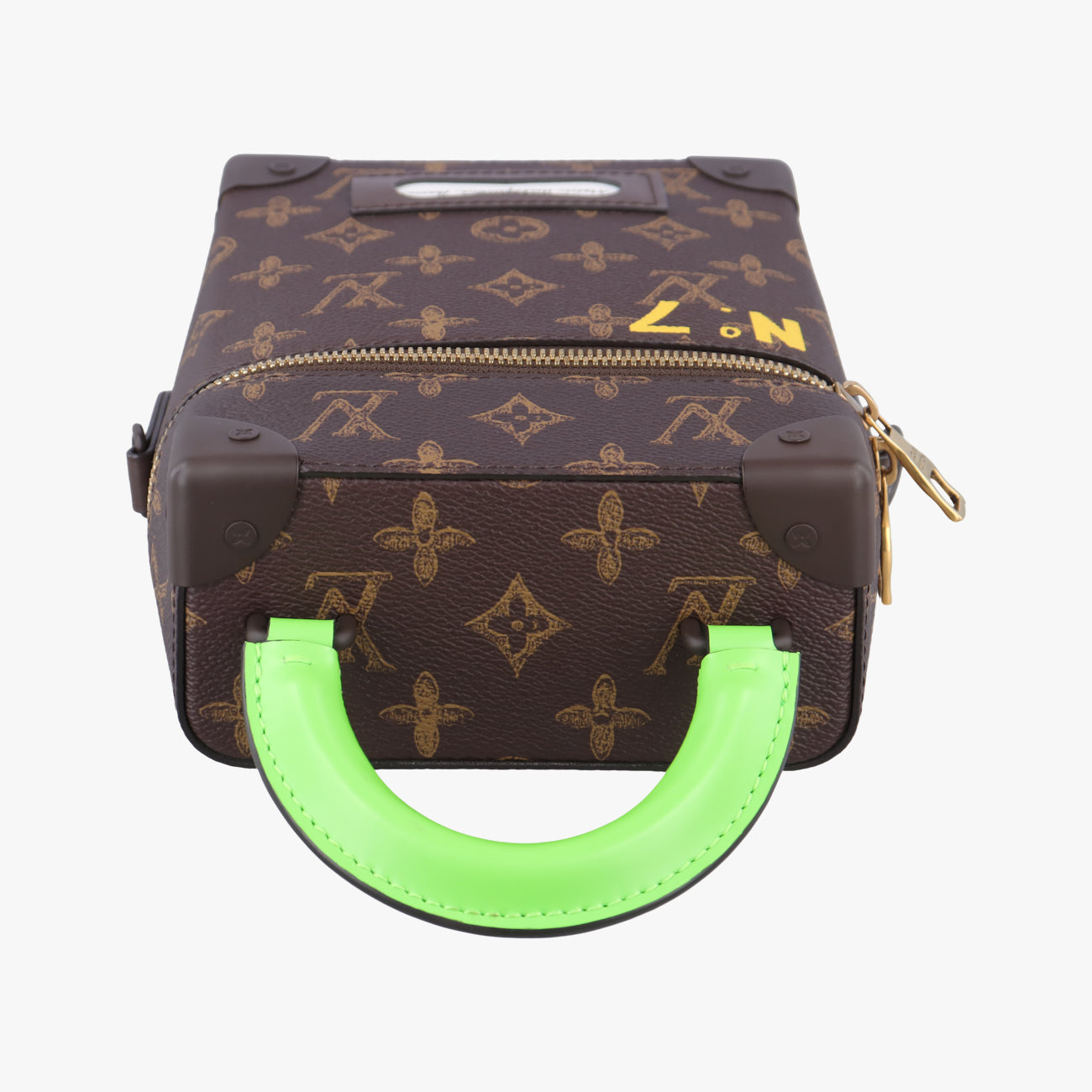 Monogram (No. 7) Vertical Box TrunkBrownPVC coated canvasM59664ICチップモノグラム(N°7) ヴェルティカル ボックス トランクブラウン系PVCコーティングキャンバスM59664ICチップ