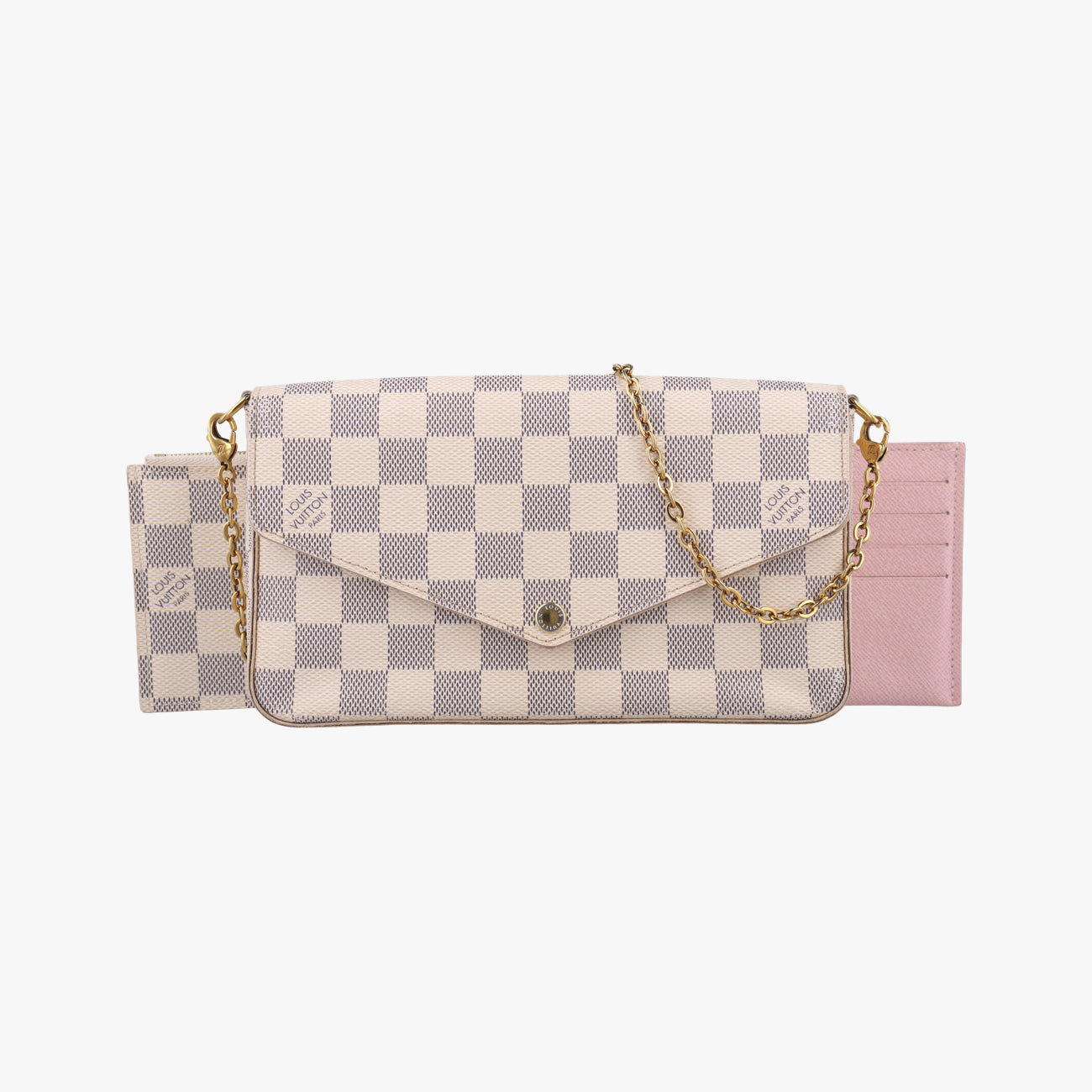 Pochette FeLICIEAZURDamier CanvasN63106MI1186ポシェットフェリシーアズールダミエキャンバスN63106MI1186