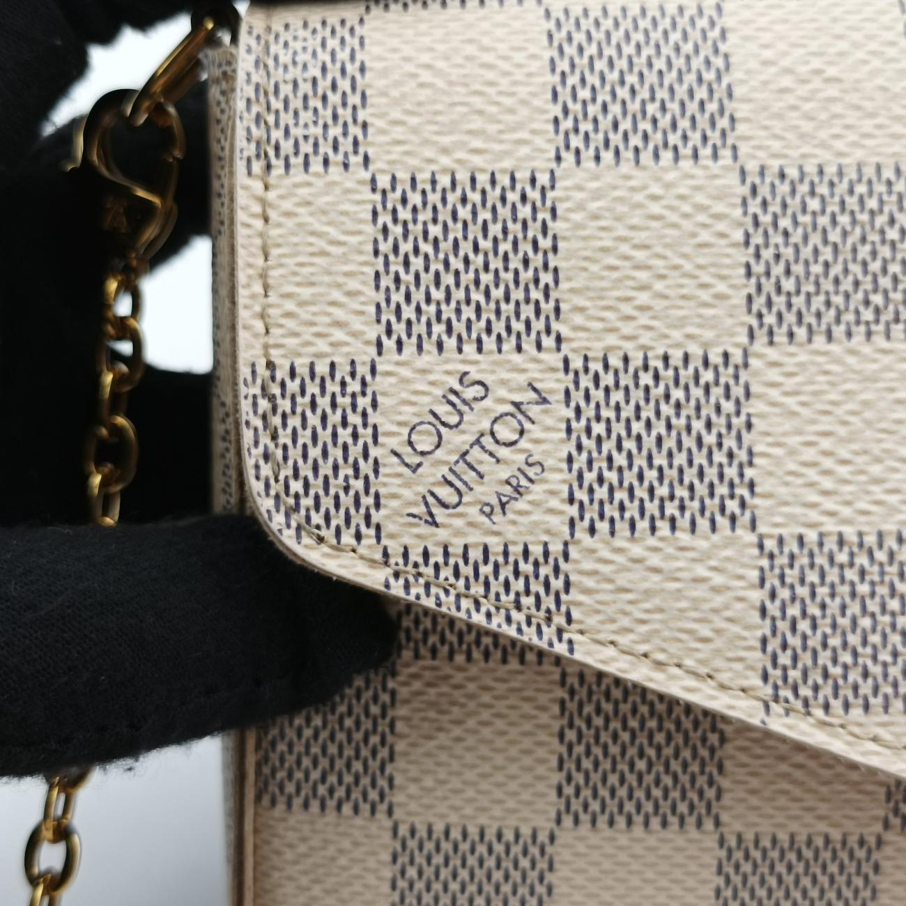 Pochette FeLICIEAZURDamier CanvasN63106MI1186ポシェットフェリシーアズールダミエキャンバスN63106MI1186