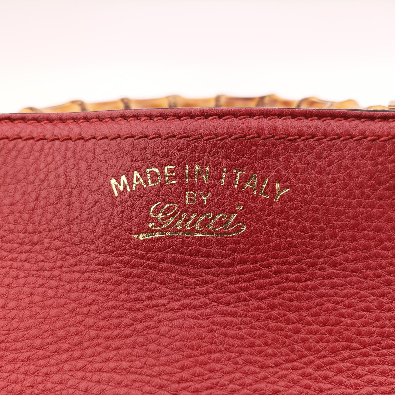 Bamboo ShopperRedLeather323660D015719769バンブーショッパーレッドレザー323660D015719769