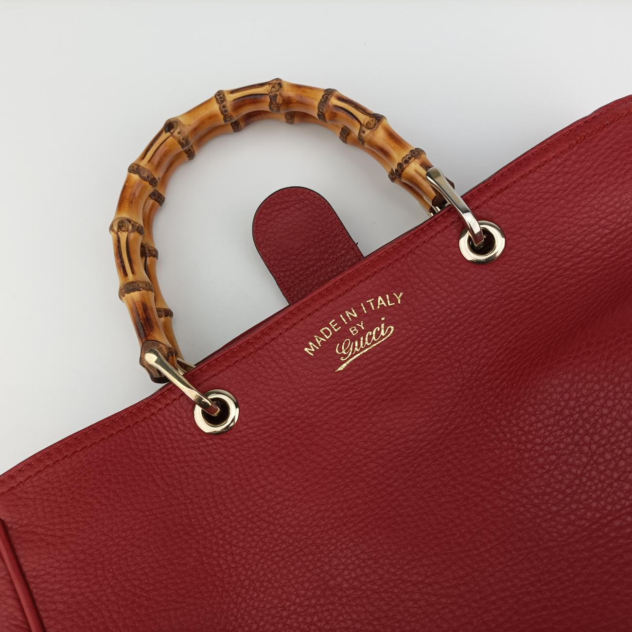 Bamboo ShopperRedLeather323660D015719769バンブーショッパーレッドレザー323660D015719769