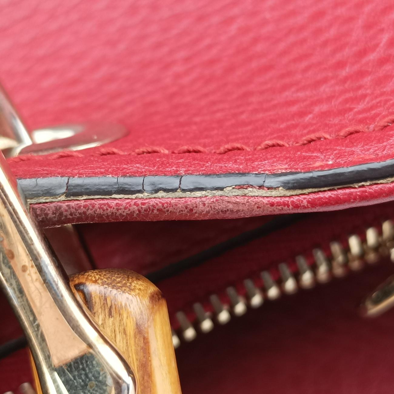 Bamboo ShopperRedLeather323660D015719769バンブーショッパーレッドレザー323660D015719769